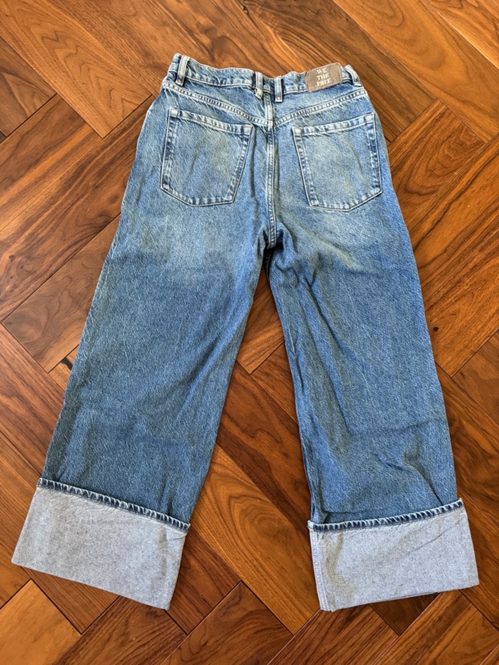 We The Free Final Countdown Cuffed Low Rise Jeans in Zero - Picture 8 of 9